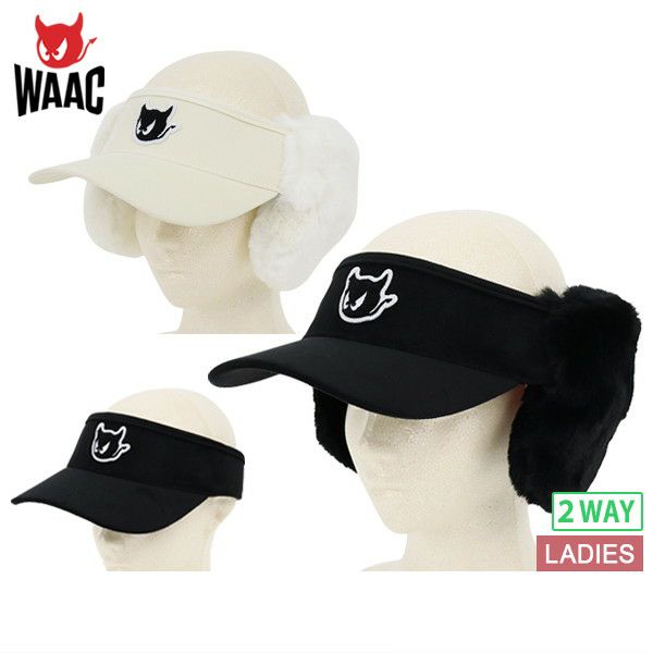 Sun Visor Ladies Wuck WAAC Japan Genuine 2024 Fall / Winter Golf