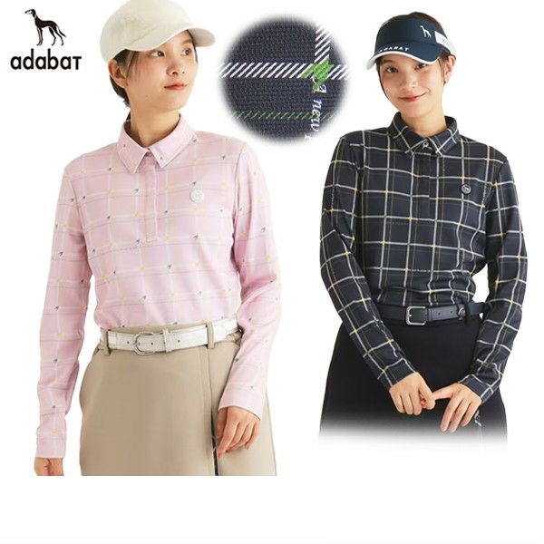 Poro Shirt Ladies Adabat Adabat 2024 Autumn / Winter New Golf Wear