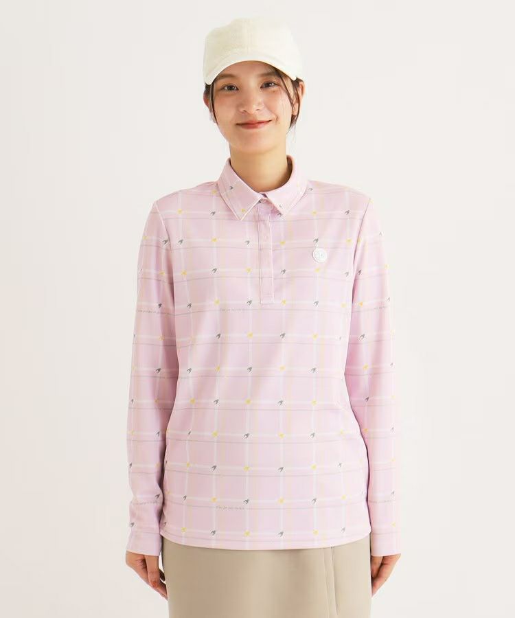 Poro Shirt Ladies Adabat Adabat 2024 Autumn / Winter New Golf Wear