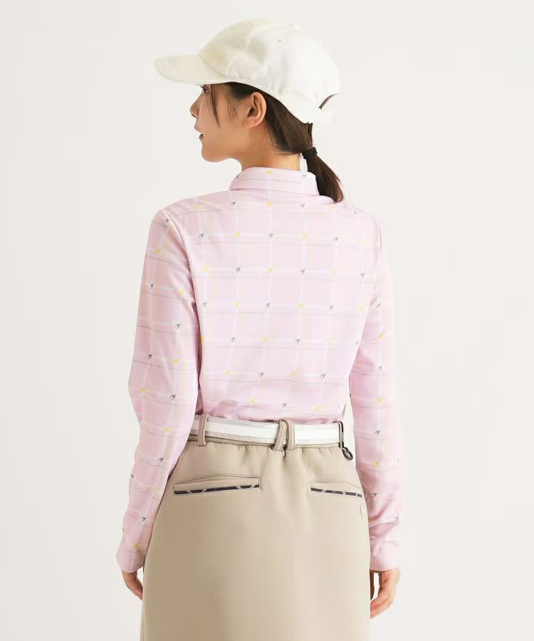 Poro Shirt Ladies Adabat Adabat 2024 Autumn / Winter New Golf Wear