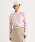 Long sleeve polo shirt for women adabat golf wear