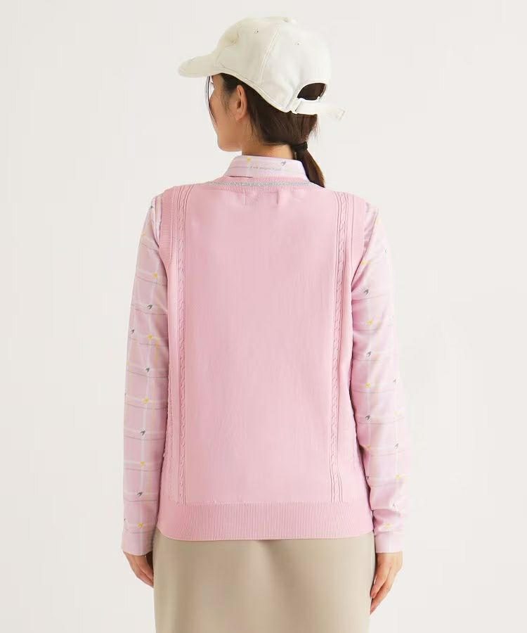 V -neckVest  Ladies Adabat ADABAT 2024 Fall / Winter New Golf Wear