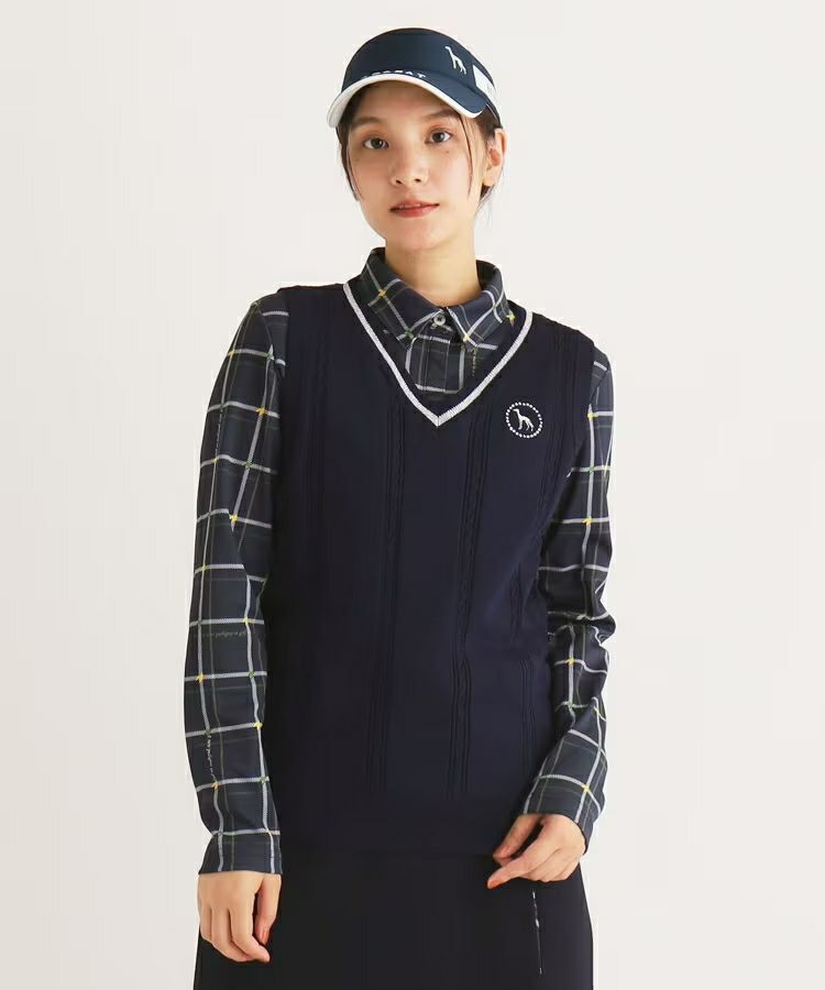 V -neckVest  Ladies Adabat ADABAT 2024 Fall / Winter New Golf Wear