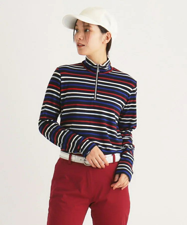 Poro Shirt Ladies Adabat Adabat 2024 Autumn / Winter New Golf Wear