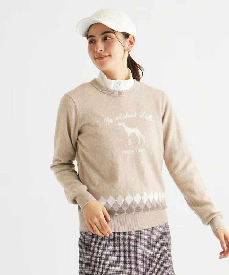 Sweater Ladies Adabat Adabat 2024 Autumn / Winter New Golf Wear