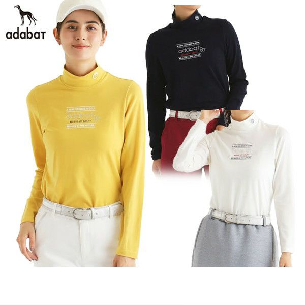 High Neck Shirt Ladies Adabat Adabat 2024 Fall / Winter Golf Wear