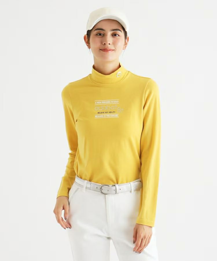 High Neck Shirt Ladies Adabat Adabat 2024 Fall / Winter Golf Wear