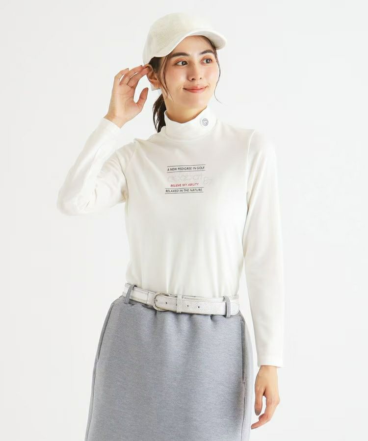 High Neck Shirt Ladies Adabat Adabat 2024 Fall / Winter Golf Wear