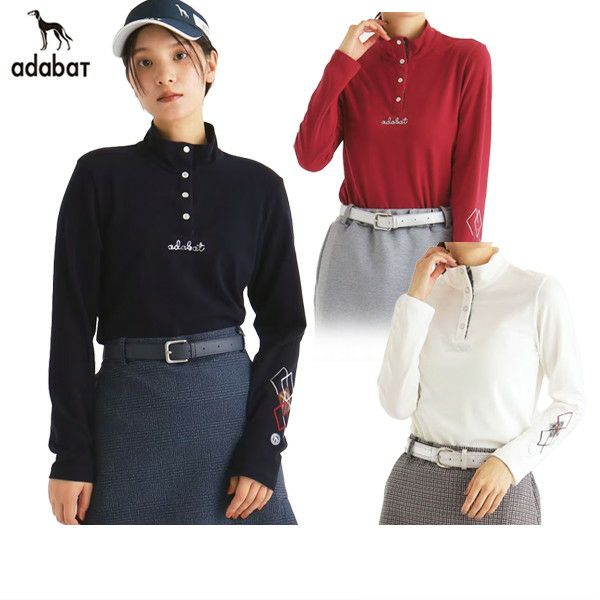 Poro Shirt Ladies Adabat Adabat 2024 Autumn / Winter New Golf Wear