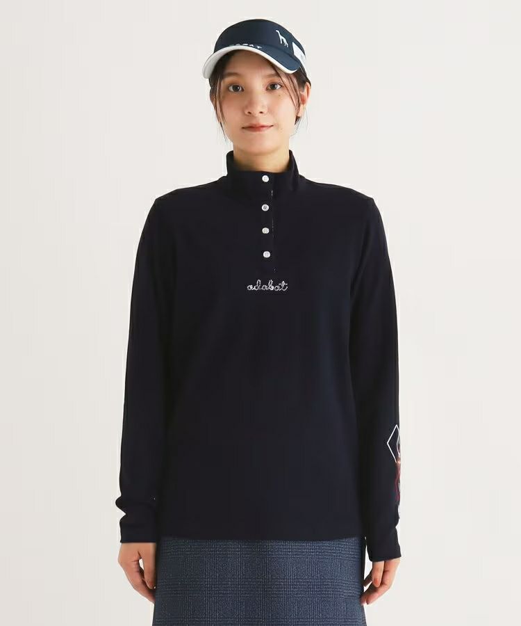 Poro Shirt Ladies Adabat Adabat 2024 Autumn / Winter New Golf Wear