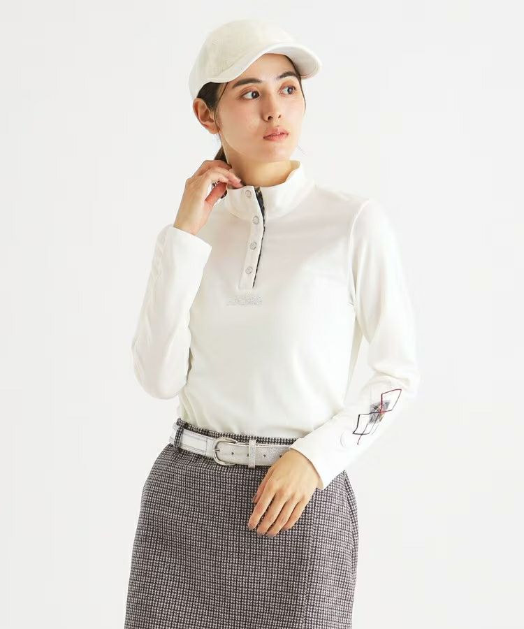 Poro Shirt Ladies Adabat Adabat 2024 Autumn / Winter New Golf Wear