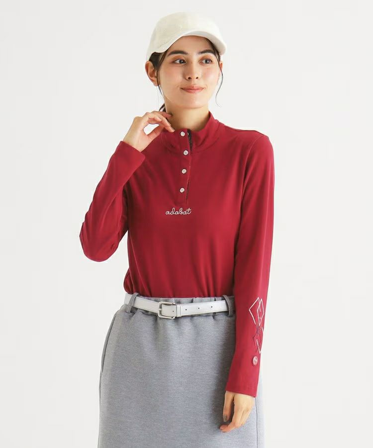 Poro Shirt Ladies Adabat Adabat 2024 Autumn / Winter New Golf Wear