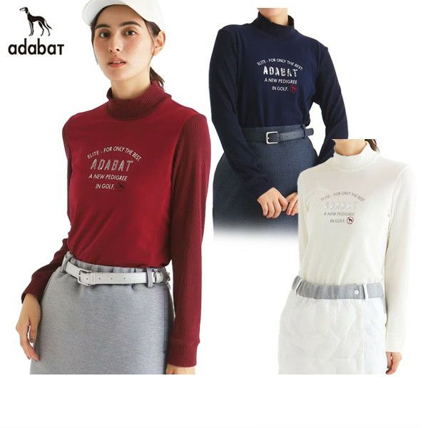 High Neck Shirt Ladies Adabat Adabat 2024 Fall / Winter Golf Wear