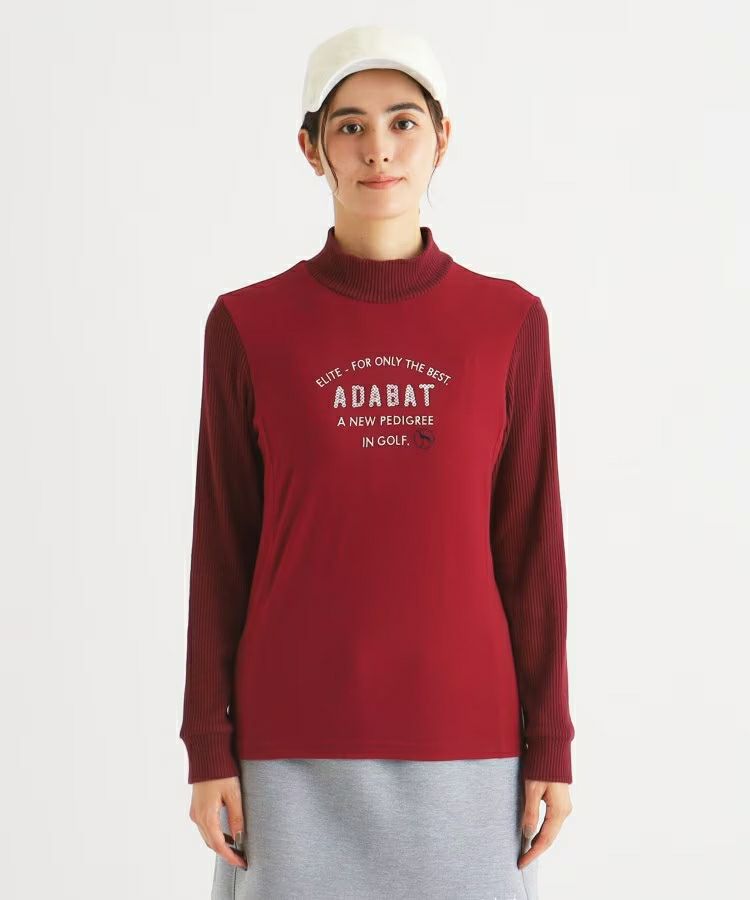 High Neck Shirt Ladies Adabat Adabat 2024 Fall / Winter Golf Wear