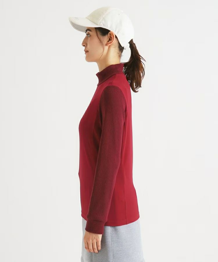 High Neck Shirt Ladies Adabat Adabat 2024 Fall / Winter Golf Wear