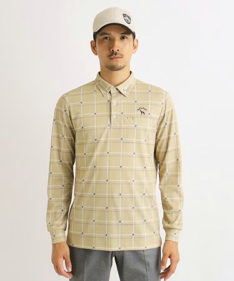 Poro Shirt Men's Adabat Adabat 2024 Autumn / Winter New Golf Wear