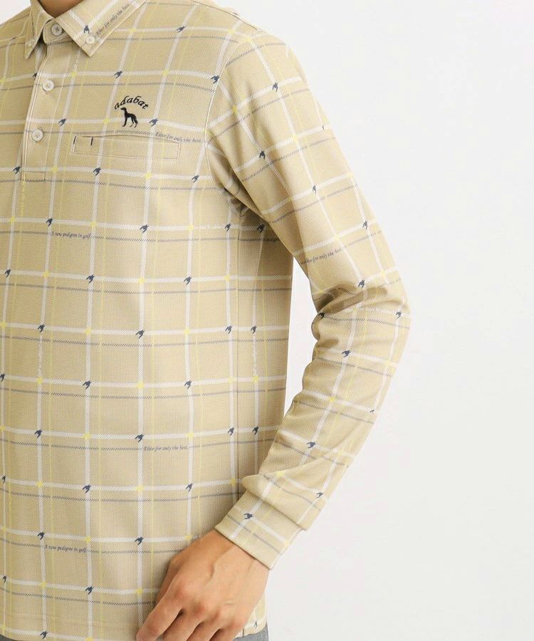 Poro Shirt Men's Adabat Adabat 2024 Autumn / Winter New Golf Wear