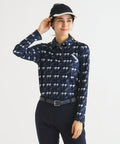 Poro Shirt Ladies Adabat Adabat 2024 Autumn / Winter New Golf Wear