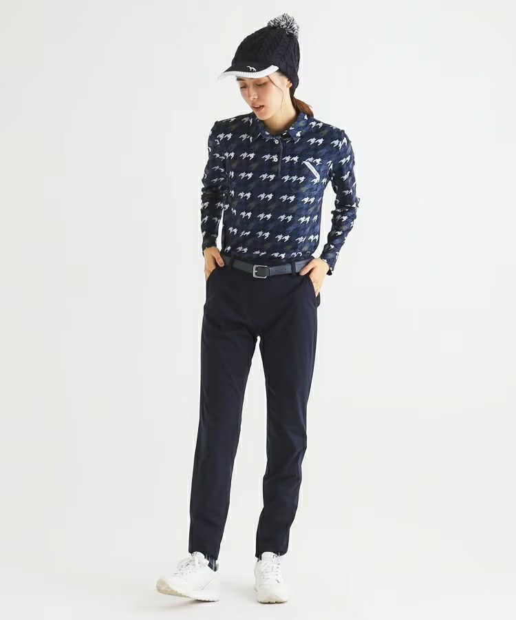 Poro Shirt Ladies Adabat Adabat 2024 Autumn / Winter New Golf Wear