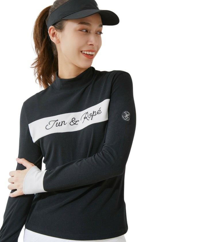 여성을위한 하이 넥 셔츠 Jun & Lope Jun & Lope Jun & Lope Golf Wear