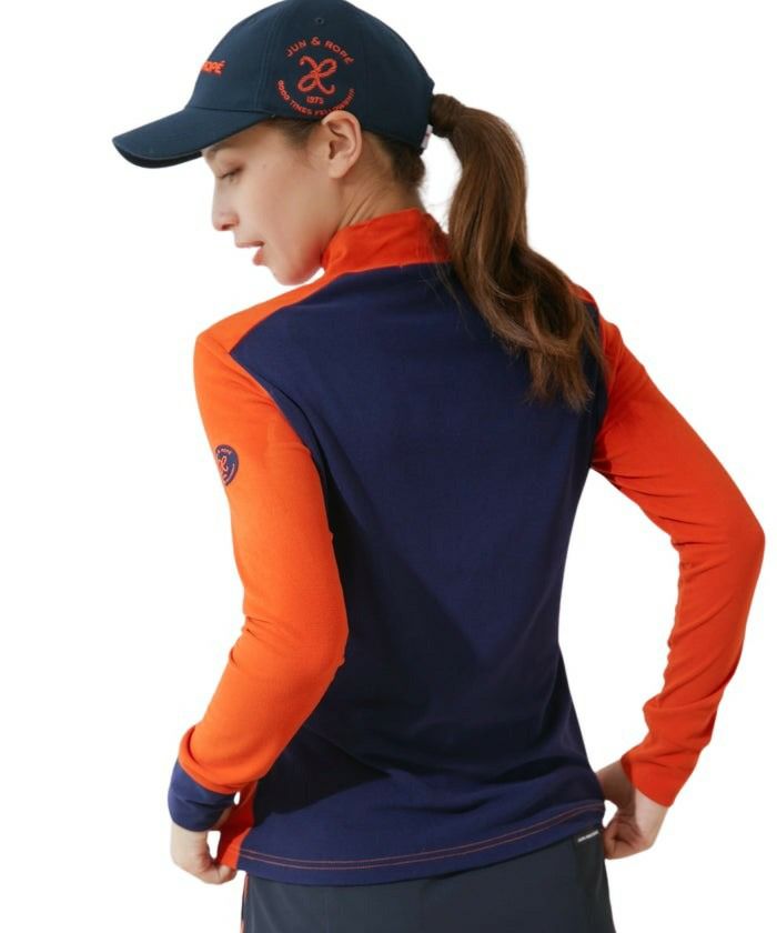 High Neck Shirt Ladies Jun & Lope Jun Andrope JUN & ROPE 2024 Fall / Winter New Golf Wear