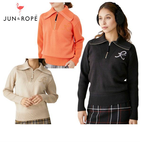 Sweater Ladies Jun & Lope Jun Andrope JUN & ROPE 2024 Fall / Winter New Golf Wear