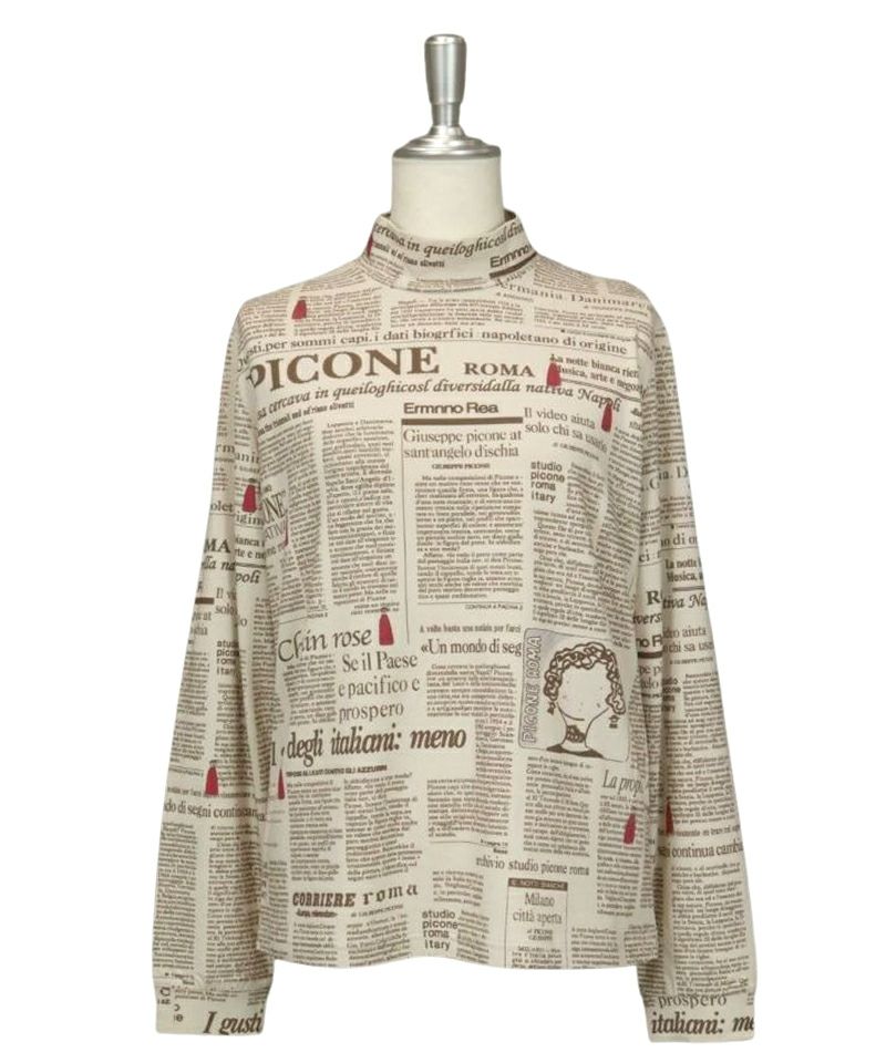 High Neck Shirt Ladies Studio Piccone Studio Picone 2024 Autumn / Winter New