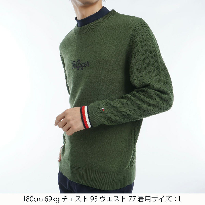 Sweater Men's Tommy Hilfiger Golf Tommy Hilfiger Golf Japan Genuine 2024 Fall / Winter Golf wear