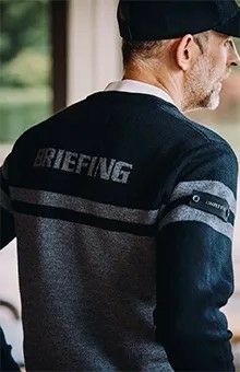 Sweater Men's Briefing Golf BRIEFING GOLF 2024 Fall / Winter New Golfware