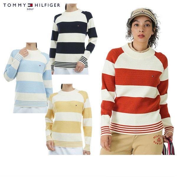 毛衣女士Tommy Hilfiger高爾夫Tommy Hilfiger Golf Japan Japan Pureine 2024秋季 /冬季高爾夫服裝