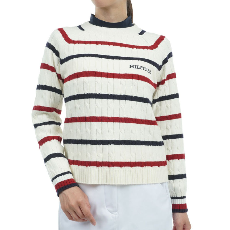 Sweater Ladies Tommy Hilfiger Golf TOMMY HILFIGER GOLF Japan Genuine 2024 Fall / Winter Golf wear