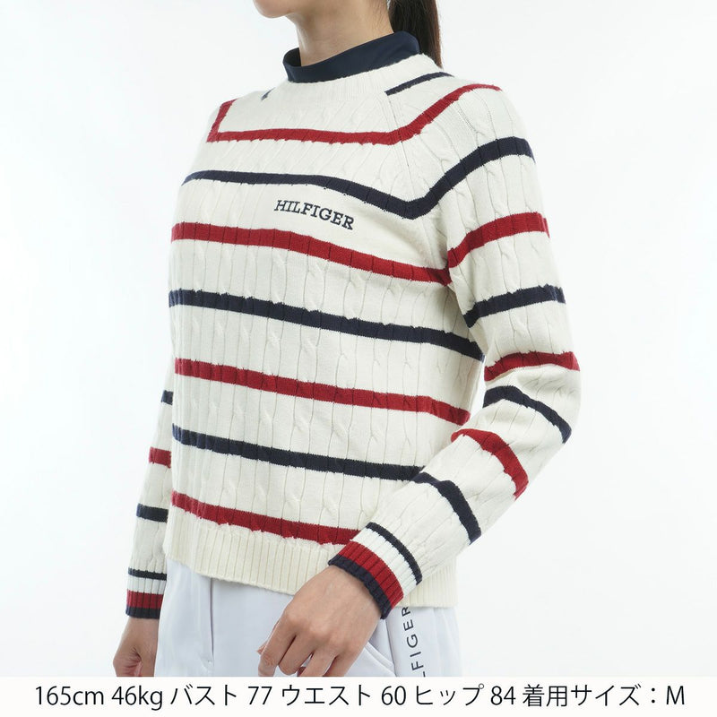 毛衣女士Tommy Hilfiger高爾夫Tommy Hilfiger Golf Japan Japan Pureine 2024秋季 /冬季高爾夫服裝