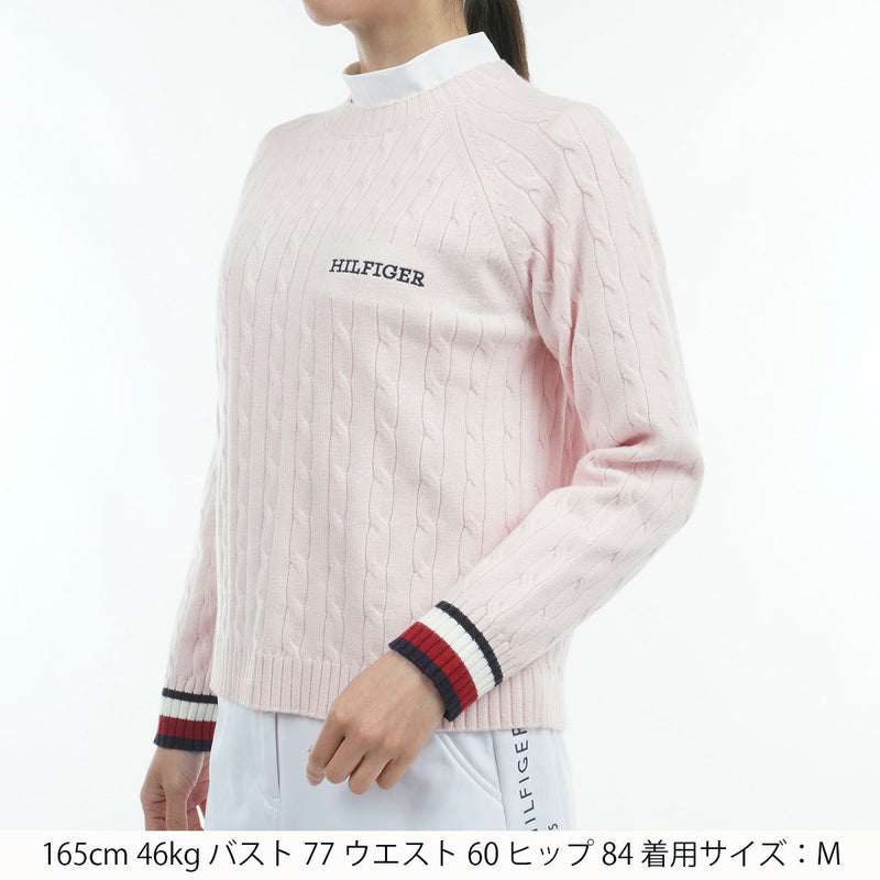 Sweater Ladies Tommy Hilfiger Golf TOMMY HILFIGER GOLF Japan Genuine 2024 Fall / Winter Golf wear