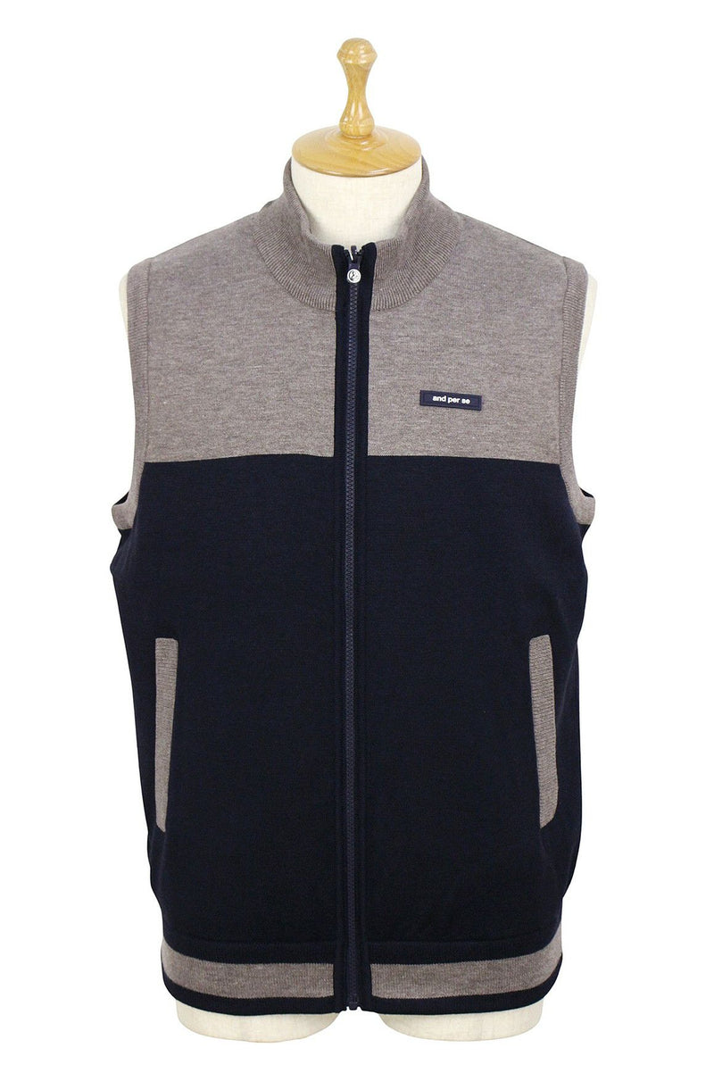 Vest  Men's Anpas AND PER SE 2024 Autumn / Winter New Golf Wear