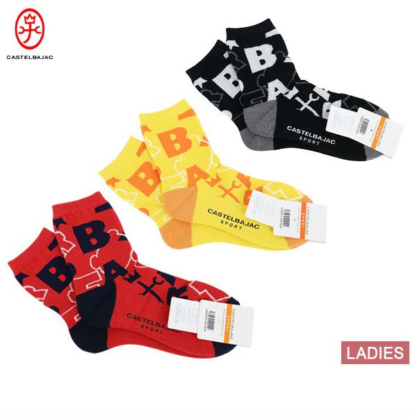 Socks Ladies Castel Ba Jack Sports Castelbajac Sport 2024 Fall / Winter New Golf