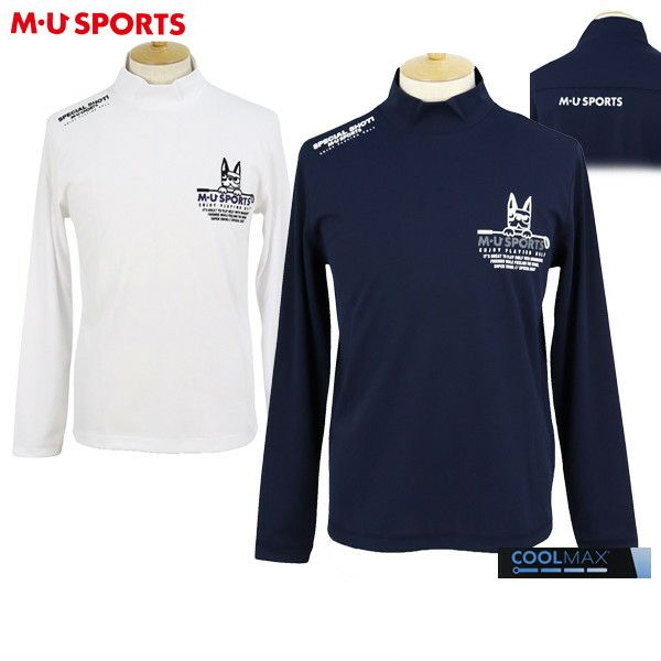 High neck shirt for men MU Sports MUSPORTS golf wear