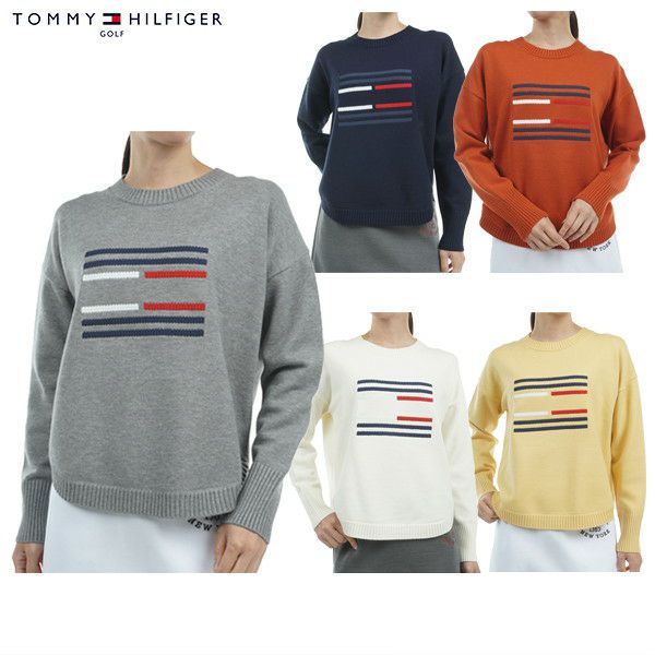 여자 스웨터 Tommy Hilfiger 골프 일본 진짜 제품 골프 착용