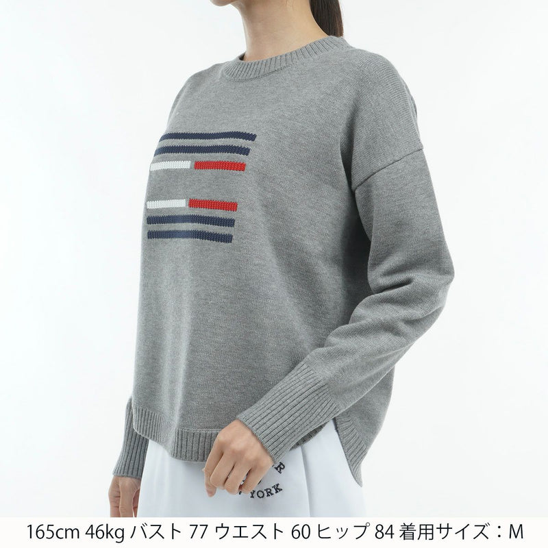 女子毛衣湯米·希爾菲格（Tommy Hilfiger）高爾夫日本正版產品高爾夫服裝