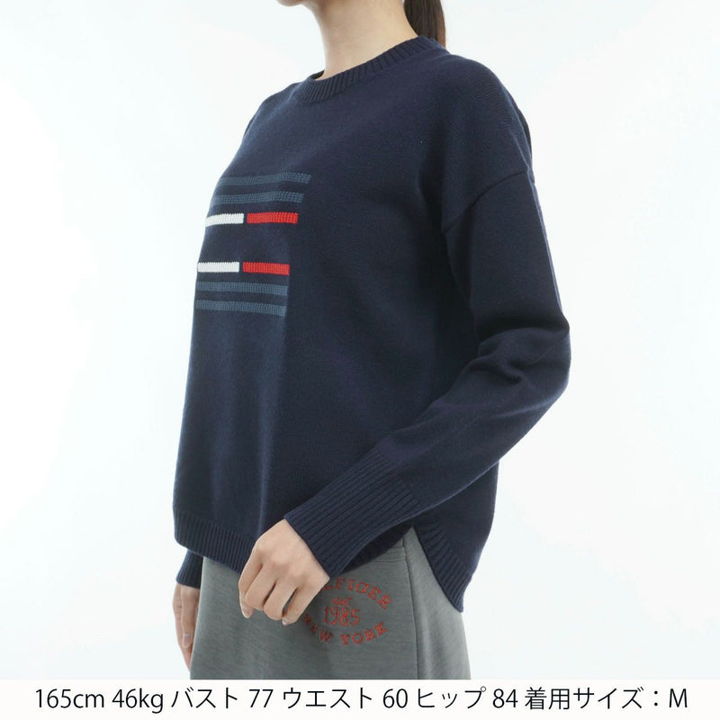 毛衣女士Tommy Hilfiger高爾夫Tommy Hilfiger Golf Japan Japan Pureine 2024秋季 /冬季高爾夫服裝