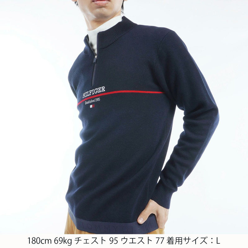 Sweater Men's Tommy Hilfiger Golf Tommy Hilfiger Golf Japan Genuine 2024 Fall / Winter Golf wear