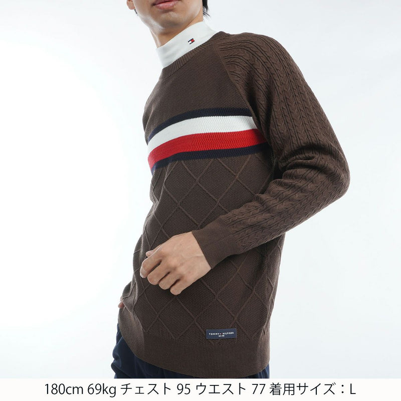 Sweater Men's Tommy Hilfiger Golf Tommy Hilfiger Golf Japan Genuine 2024 Fall / Winter Golf wear