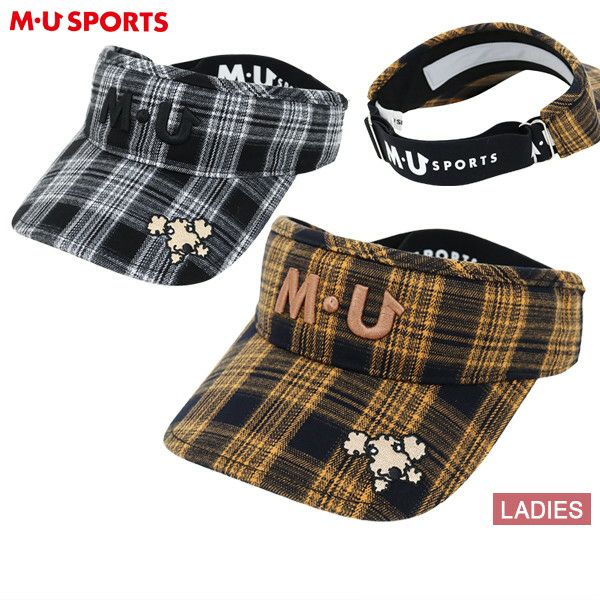 Sun Visor Ladies Mu Sports Mu Sports M.U Sports 2024秋季 /冬季新高爾夫