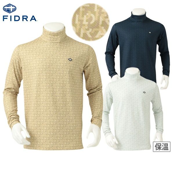 High Neck Shirt Men's Fidra FIDRA 2024 Fall / Winter New Golf Wear