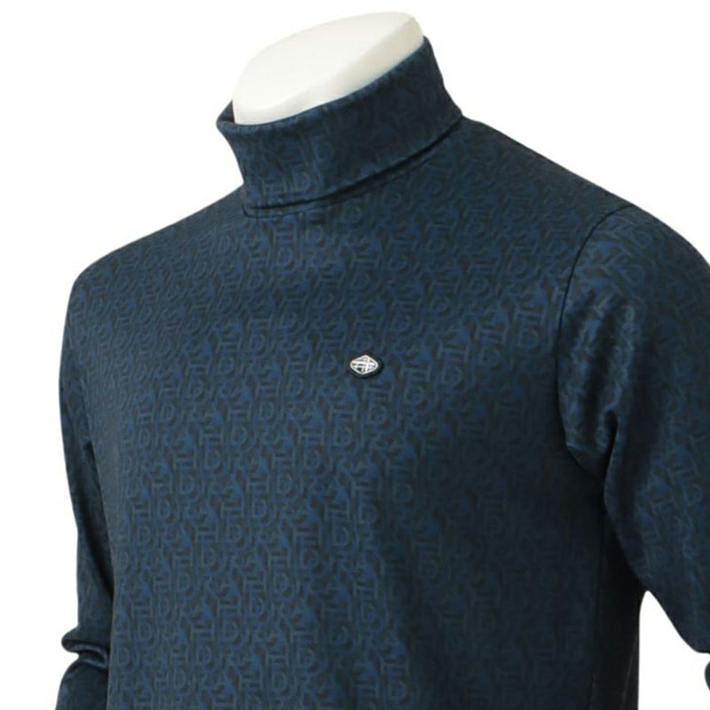 High Neck Shirt Men's Fidra FIDRA 2024 Fall / Winter New Golf Wear