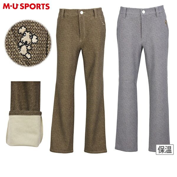 Long Pants Ladies MU Sports Musports 2024 Fall / Winter New Golf Wear