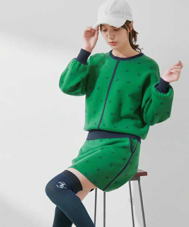 Sweater Ladies Jun & Lope Jun Andrope JUN & ROPE 2024 Fall / Winter New Golf Wear