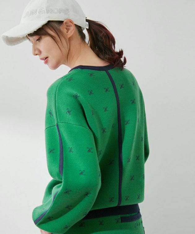 Sweater Ladies Jun & Lope Jun Andrope JUN & ROPE 2024 Fall / Winter New Golf Wear