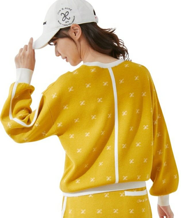 Sweater Ladies Jun & Lope Jun Andrope JUN & ROPE 2024 Fall / Winter New Golf Wear