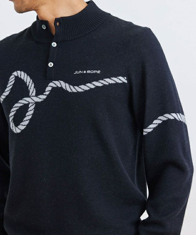 Sweater Men's Jun & Lope Jun Andrope JUN & ROPE 2024 Fall / Winter New Golf Wear