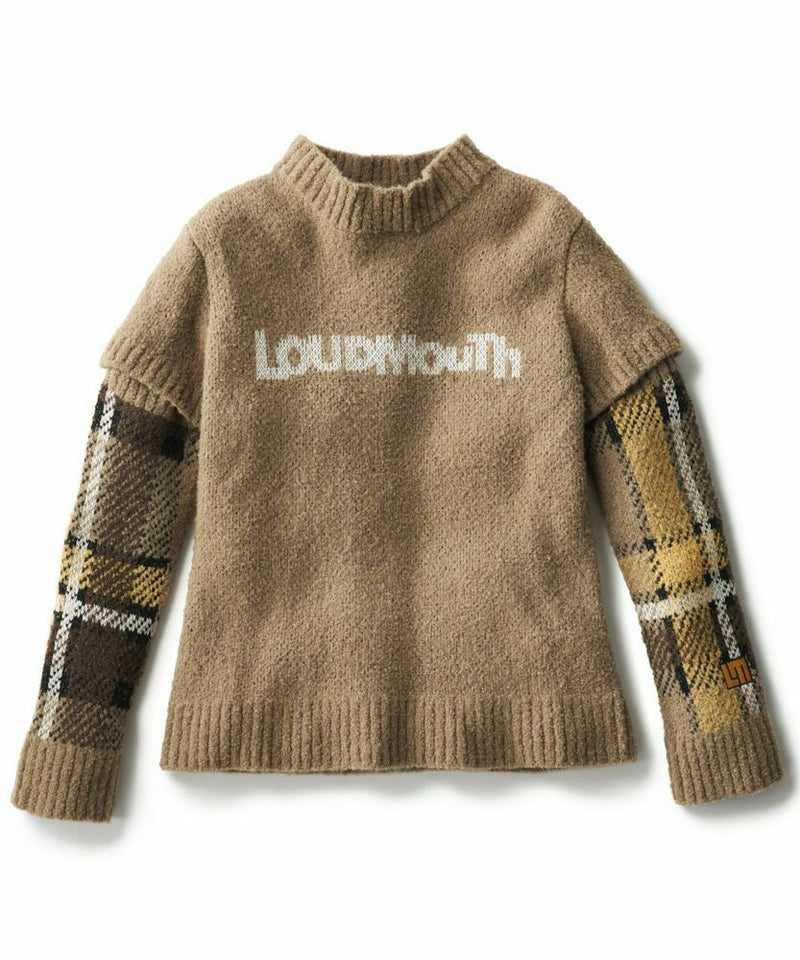 Sweater Ladies Loud Mouse Golf LOUDMOUTH GOLF Japan Genuine Japan Standard 2024 Fall / Winter New Golf Wear